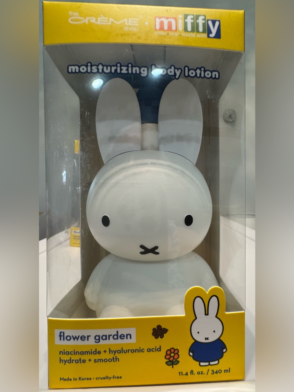 The Crème Shop Moisturizing Body Lotion with Miffy Dispenser